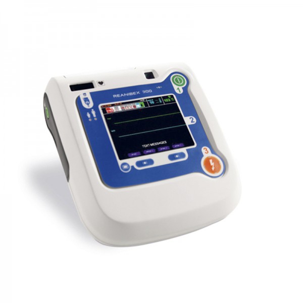 Reanibex 300 Defibrillator: Automatisiert mit der Möglichkeit, im manuellen Defibrillatormodus zu arbeiten